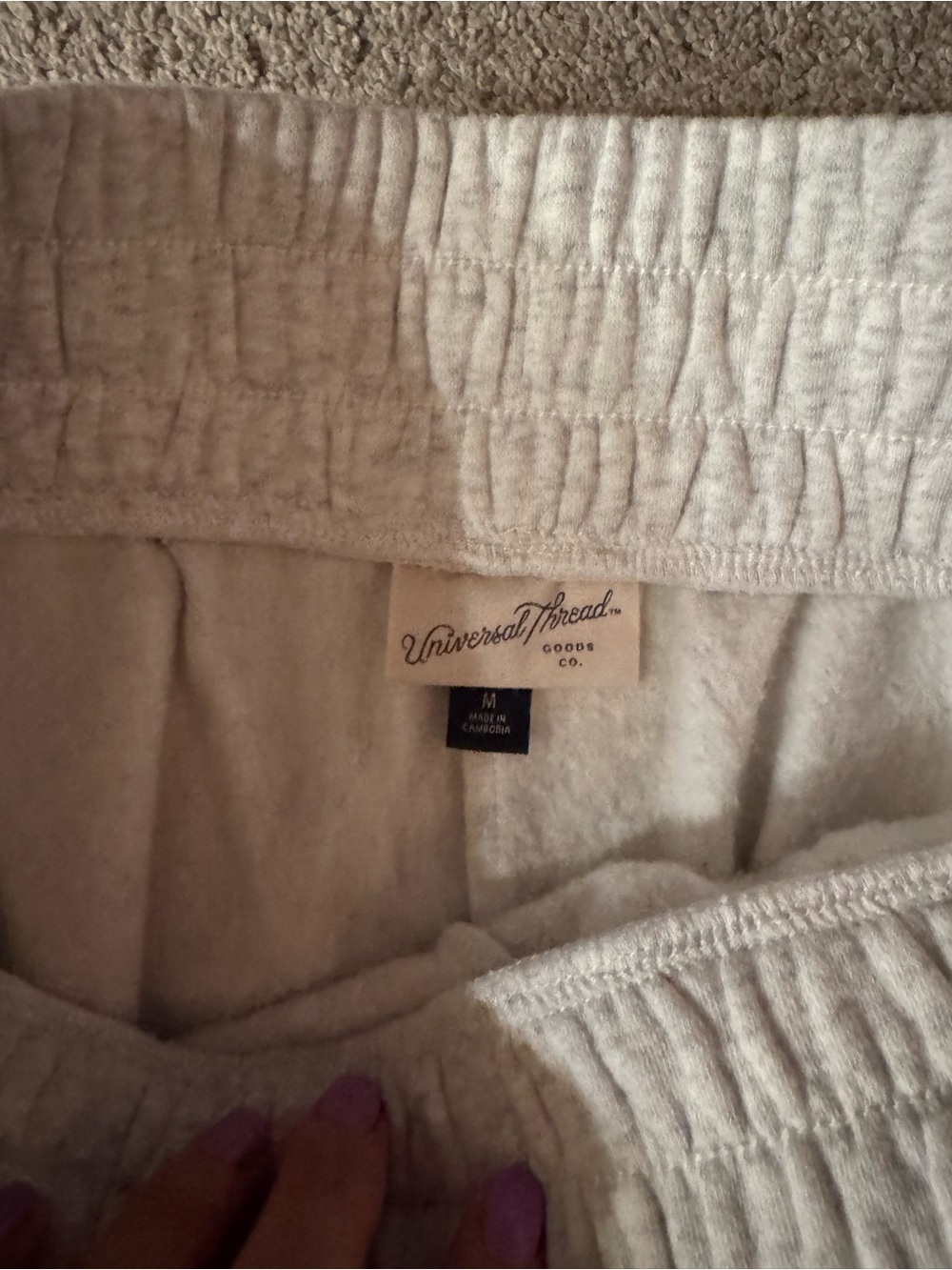 Universal thread Light Gray Drawstring skort - Picture 3 of 3